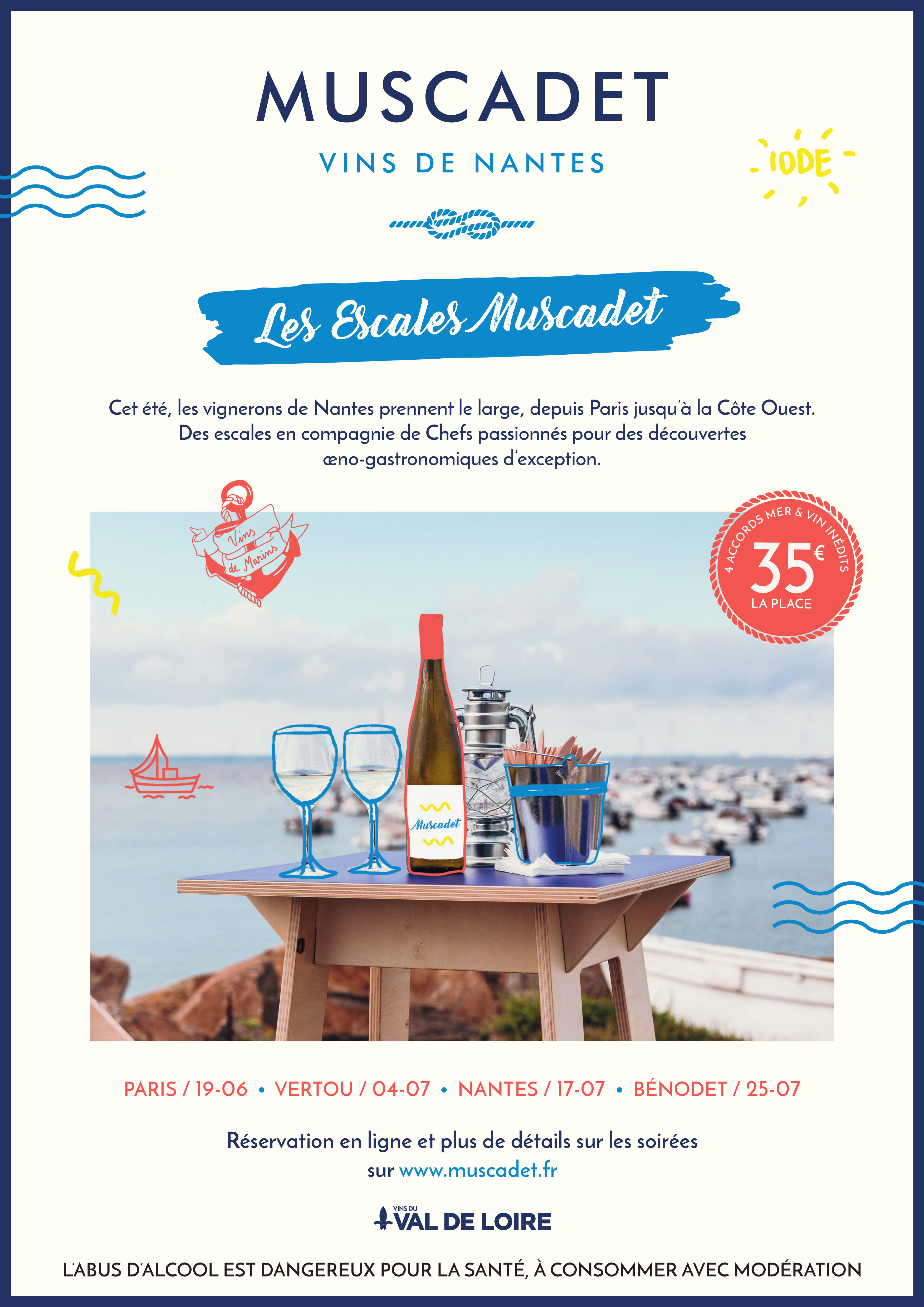 Affiche les Escales muscadet