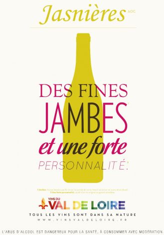 Poster of Jasnières, a sweet white wine with a strong personality