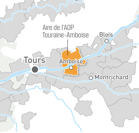 carte Touraine Amboise